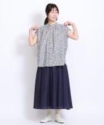 コットンシルクローン　スカート